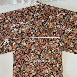 Handcrafted Floral Makeup and Toiletries Pouches